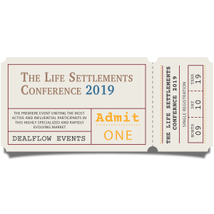 Single Registration Ticket for Life Settlements 2019