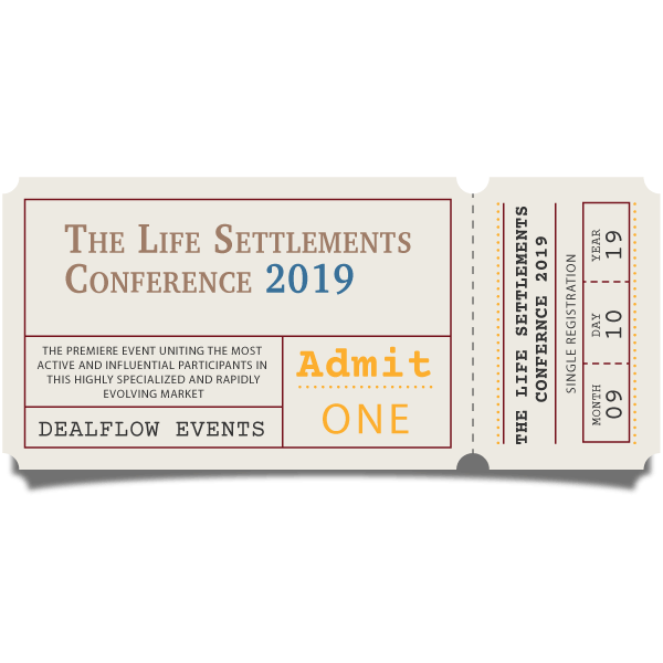 Single Registration Ticket for Life Settlements 2019